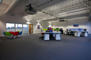 Refurbished Reception, Partitioning, Ceilings, Flooring and Decoration.