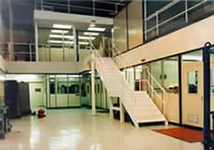 mezzanine floors, uk, mezzanine raised flooring, midlands, raised flooring, glazed partitions, partitioning, suspended ceilings, office fitting out by Mission Interior Contracts