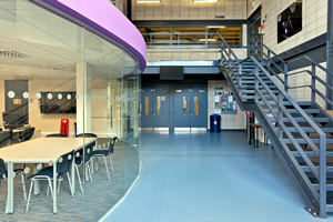 Mezzanine Floor installation, Structural Calculations, Mezzanine Fire Protection by Mission Interior Contracts.