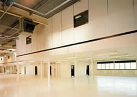 mezzanine raised flooring, partitioning, suspended ceilings, interior design refurbishment Mission Interior Contracts.