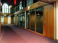 Komfort partitions, interior refurbishment Mission Interior Contracts.