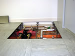 Raised Flooring Exposed Power and Data illustration